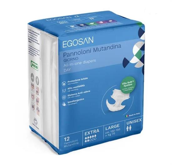 EGOSAN DM1 PANNOL. M VITA SOFT EXTRA 12PZ SANTEX